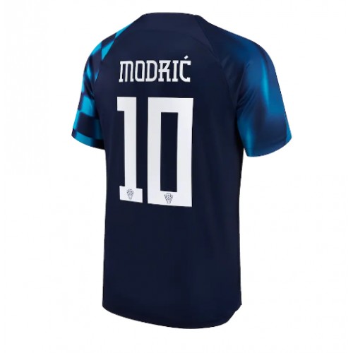 Hrvatska Luka Modric #10 Gostujuci Dres SP 2022 Kratak Rukavima